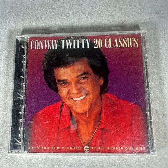 Conway Twitty 20 Classics CD Featuring New Versions Of Hits Country Music - Picture 1 of 3